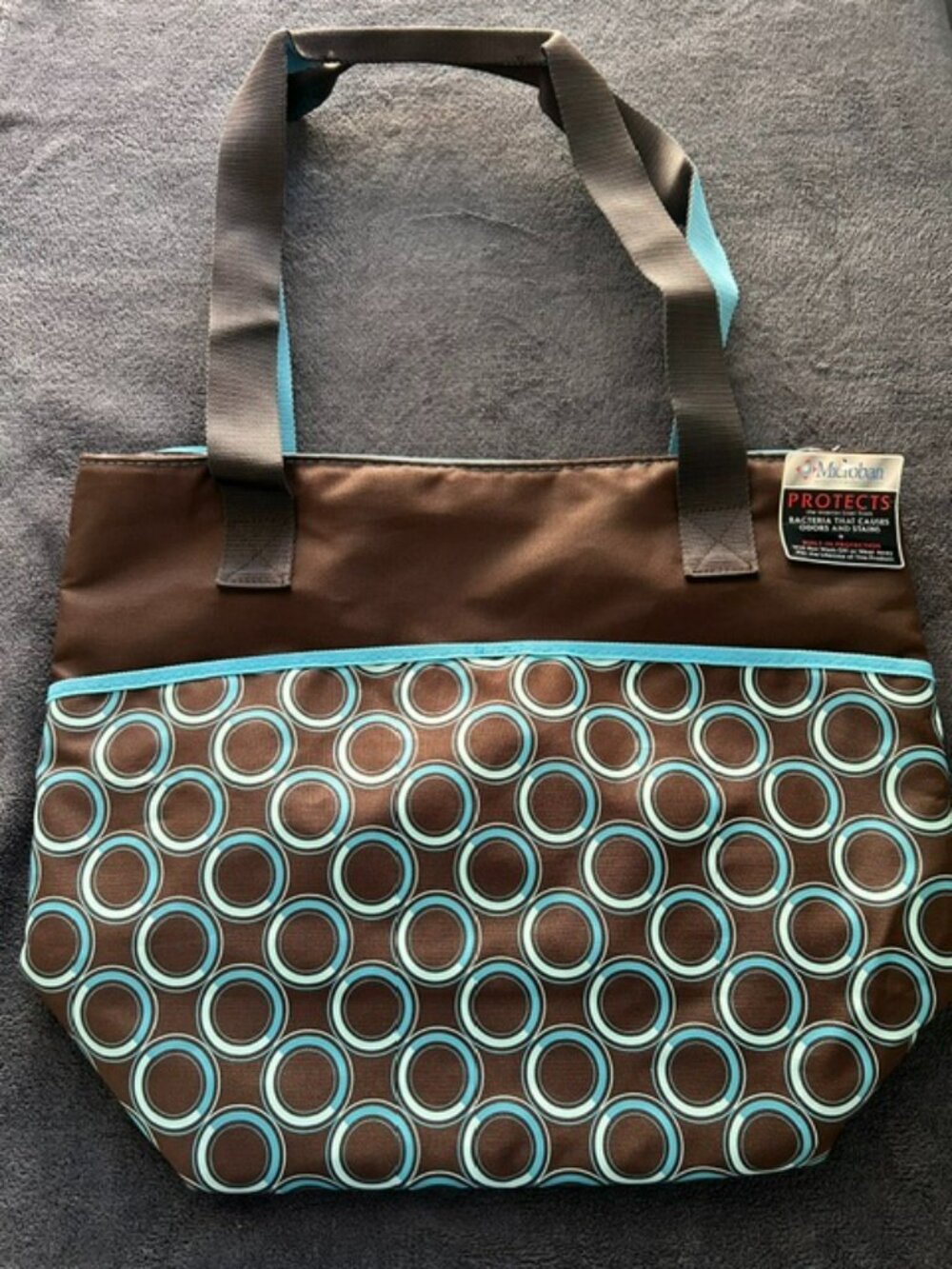 NWT Insulated Market Tote Bag, Antimicrobial Protection